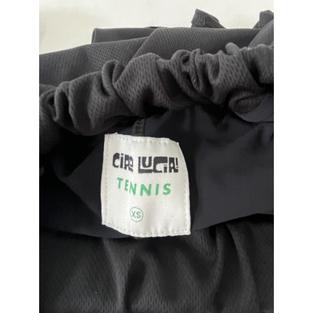Ciro Lucia Tennis Skirt Womens Size XS Black Pleated - Picture 7 of 11